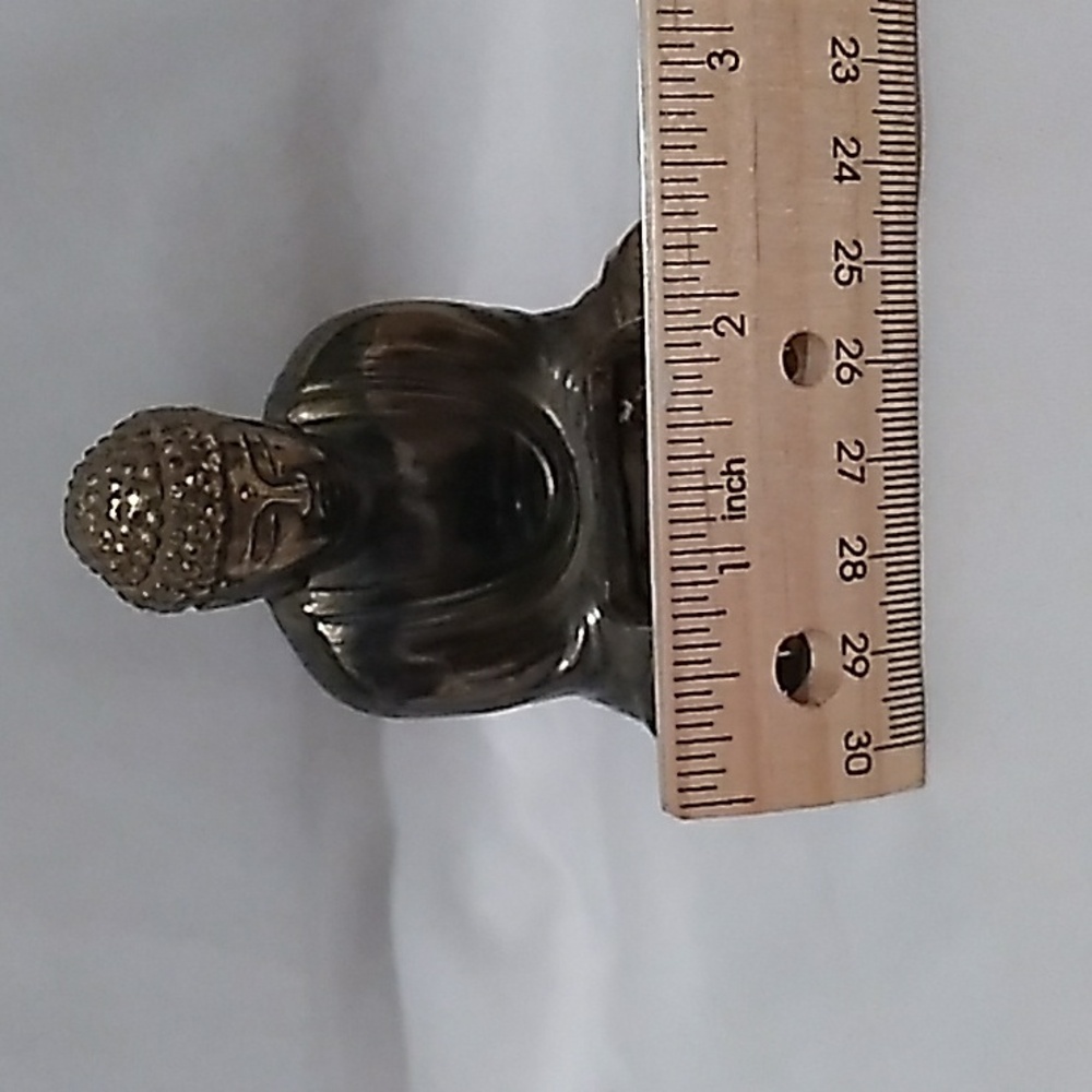 Vintage Bronze Buddha Spelter Burner Box (S1) - Picture 3 of 10